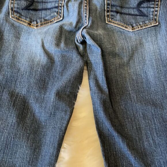 American Eagle AEO Stretch Artist Crop Jeans 6 - Picture 12 of 16